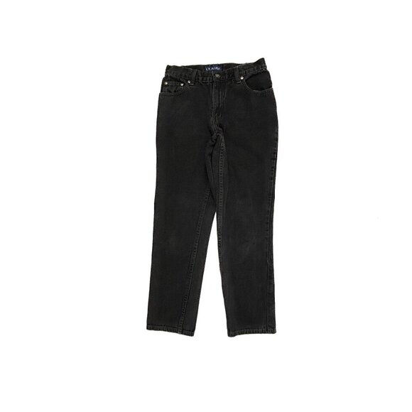 L.A. Blues Straight Slim Women's size 4P Black Denim Jeans - Picture 1 of 3